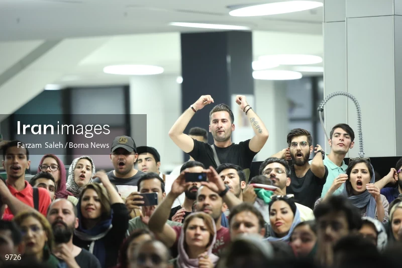 Iran Vs. Uzbekistan Football Match