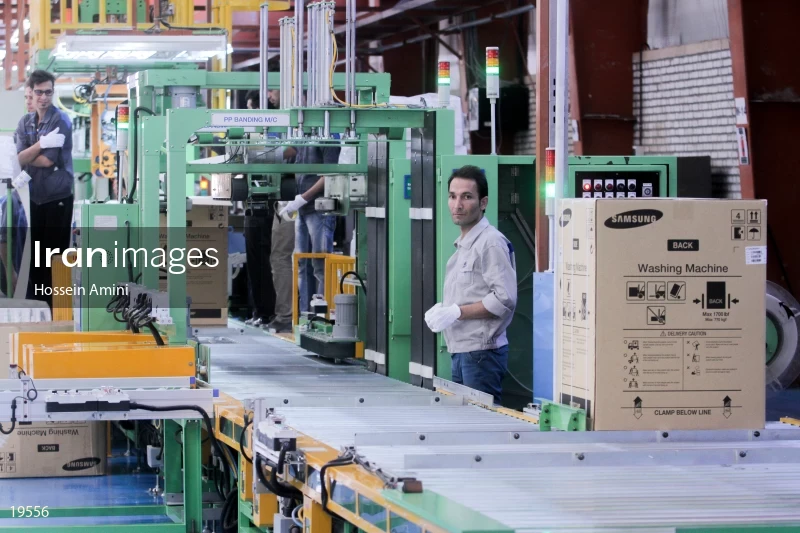 Samsung assembly line in Iran