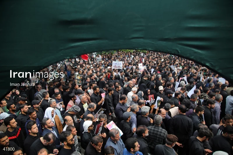 The funeral for Seyed Ebrahim Raisi, the President of Iran, and his companions in Mashhad
