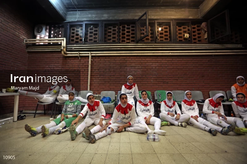Iran VS Jordan U19 women friendly football match