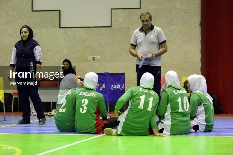 Iranian women’s sitting volleyball team