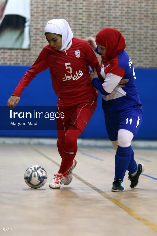 Friendly match of national women's futsal teams of Iran and Russia