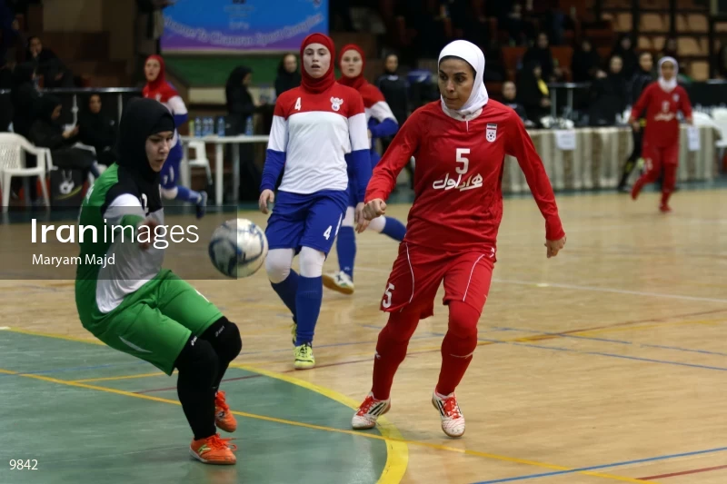 Friendly match of national women's futsal teams of Iran and Russia