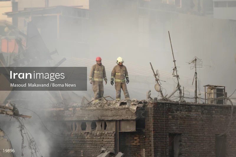 Tehran's Iconic Plasco Building Collapses After Fire