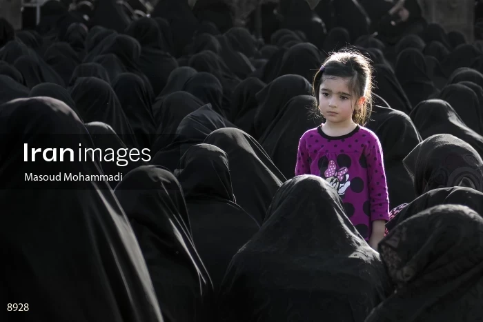 a child in the ceremony of praying for rain