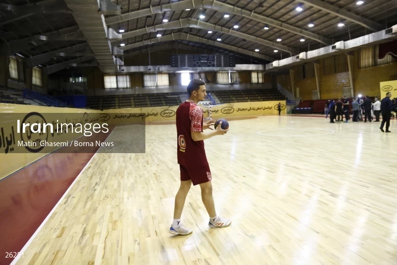 Training of the Iranian national handball team