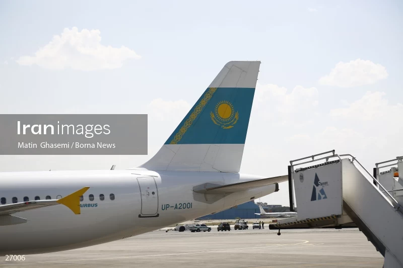 The arrival of the prime minister of Kazakhstan to Iran