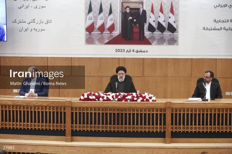 Ebrahim Raisi's meeting with businessmen and economic activists of Syria and Iran