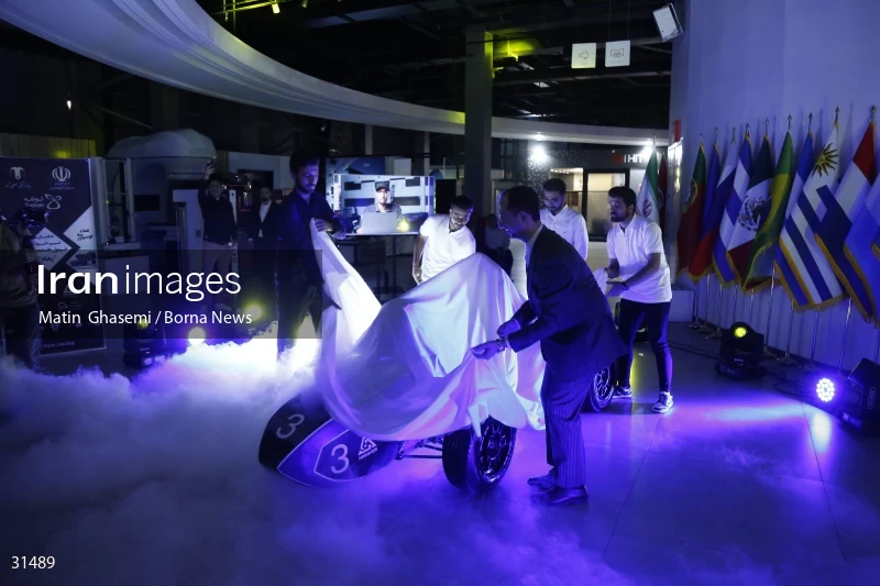 The unveiling of the Iranian Formula One car