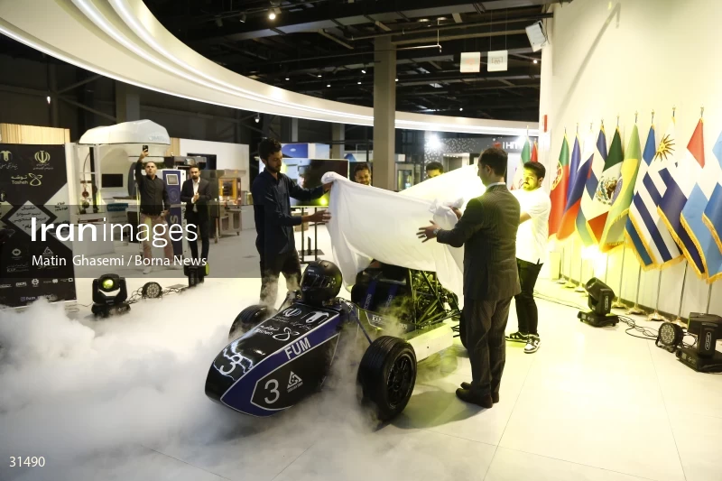The unveiling of the Iranian Formula One car