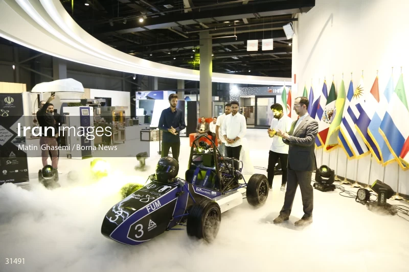 The unveiling of the Iranian Formula One car