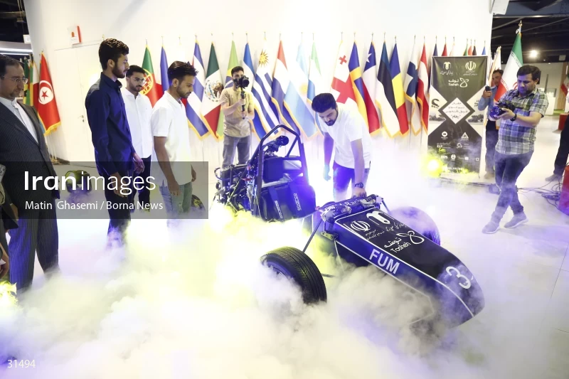 The unveiling of the Iranian Formula One car