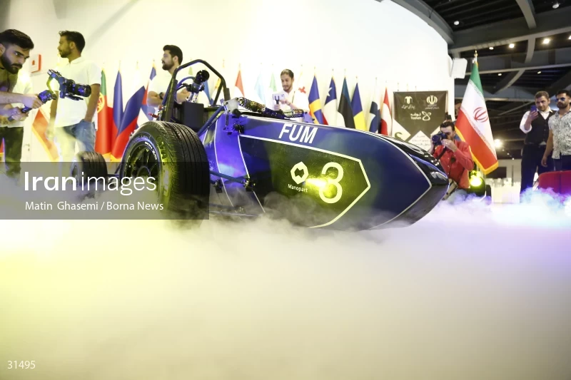 The unveiling of the Iranian Formula One car