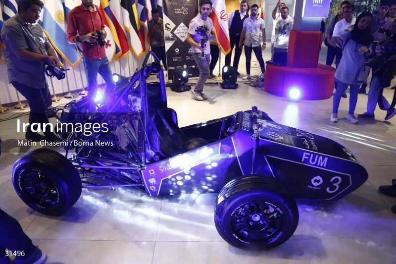 The unveiling of the Iranian Formula One car