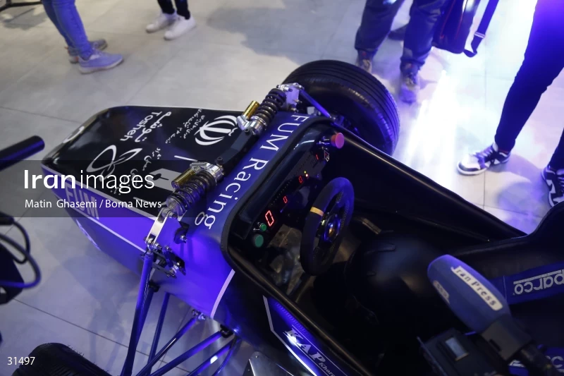 The unveiling of the Iranian Formula One car