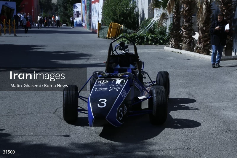 The unveiling of the Iranian Formula One car