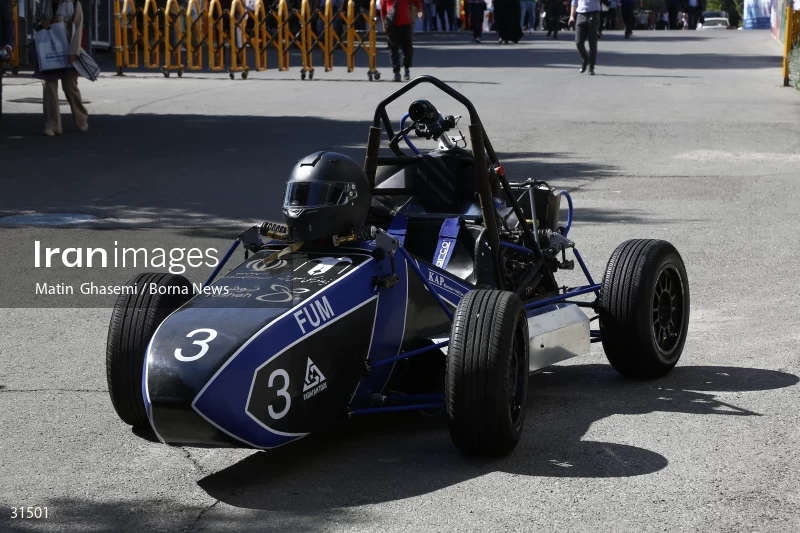 The unveiling of the Iranian Formula One car