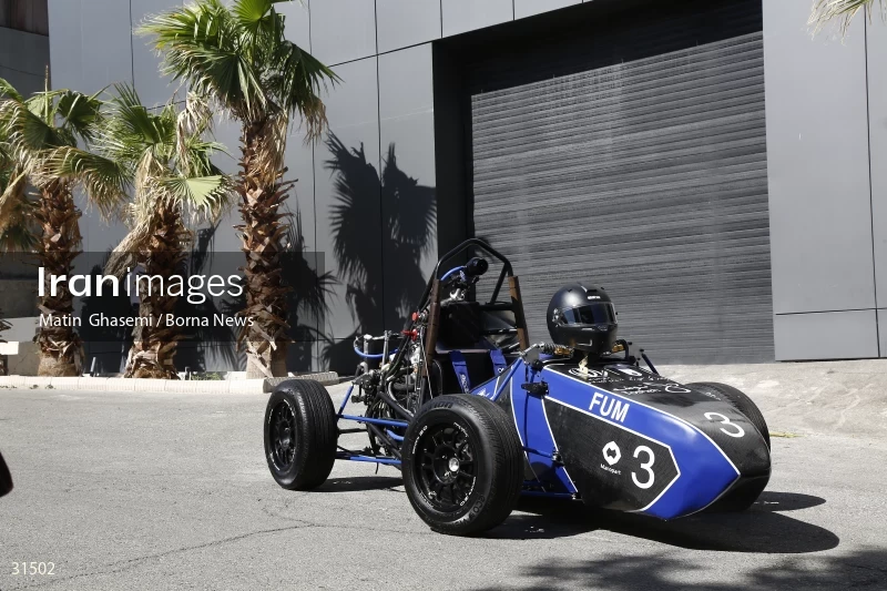 The unveiling of the Iranian Formula One car