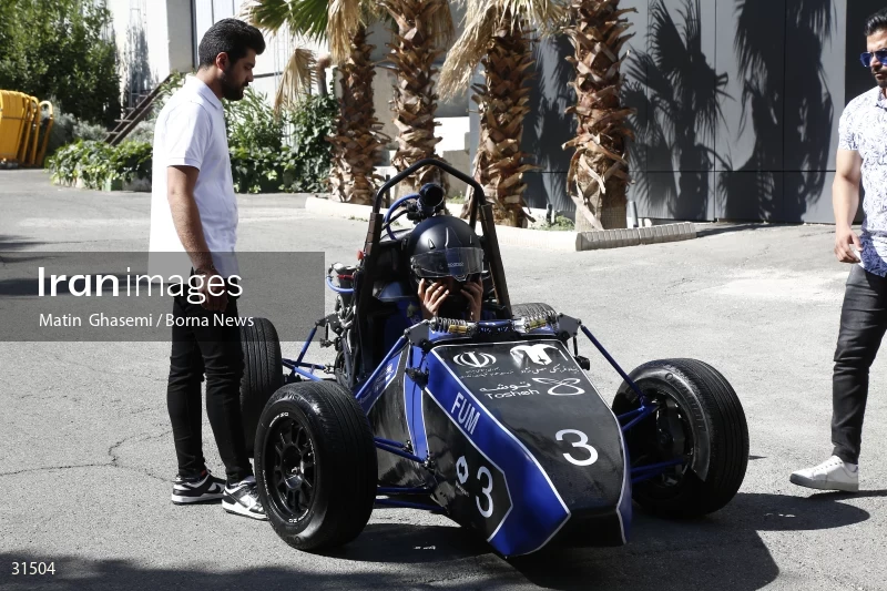 The unveiling of the Iranian Formula One car