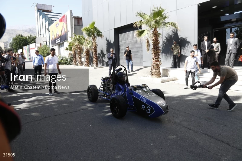 The unveiling of the Iranian Formula One car