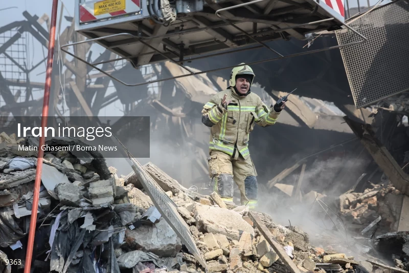Tehran's Iconic Plasco Building Collapses After Fire