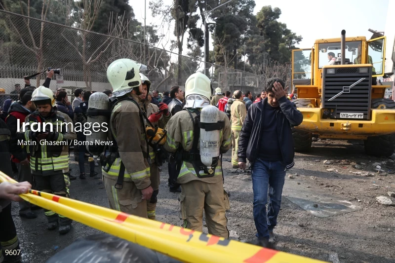 Tehran's Iconic Plasco Building Collapses After Fire