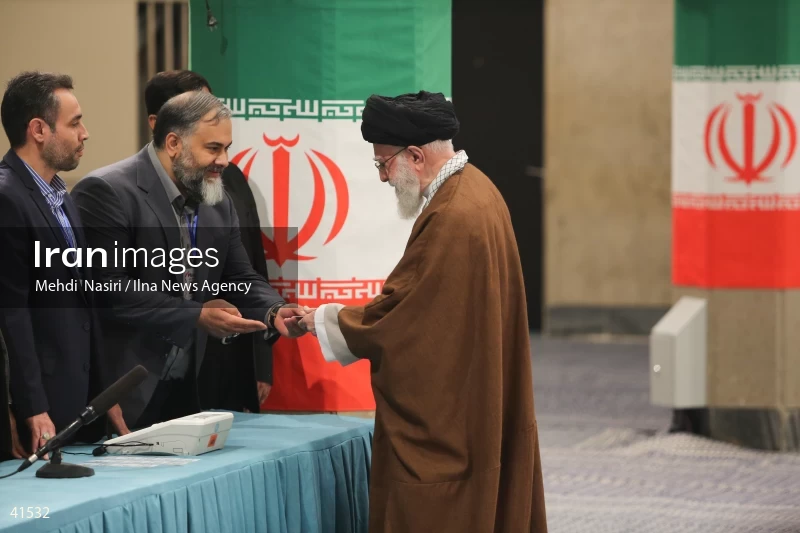 The Supreme Leader's Presence in the Second Round of the Iranian Parliament Elections