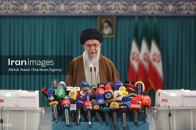 The Supreme Leader's Presence in the Second Round of the Iranian Parliament Elections