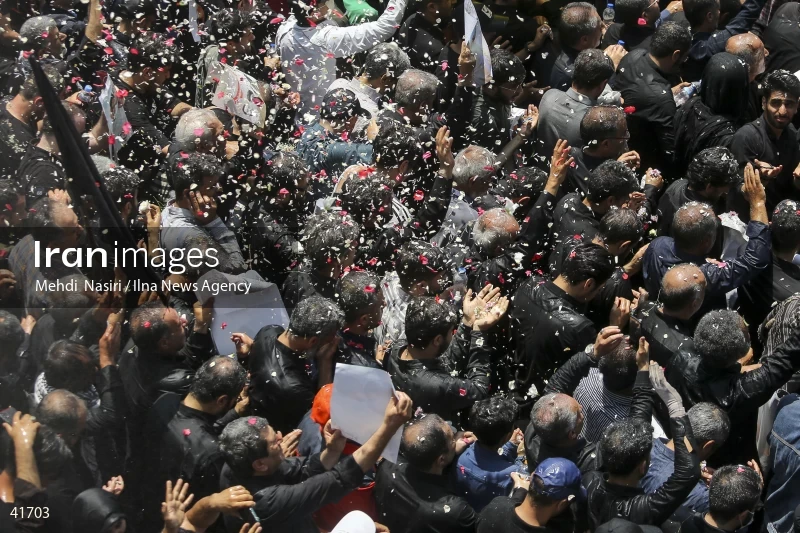 The funeral for Seyed Ebrahim Raisi, the President of Iran, and his companions in Tehran