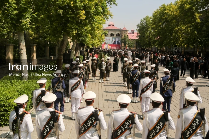The funeral for Hossein Amir-Abdollahian
