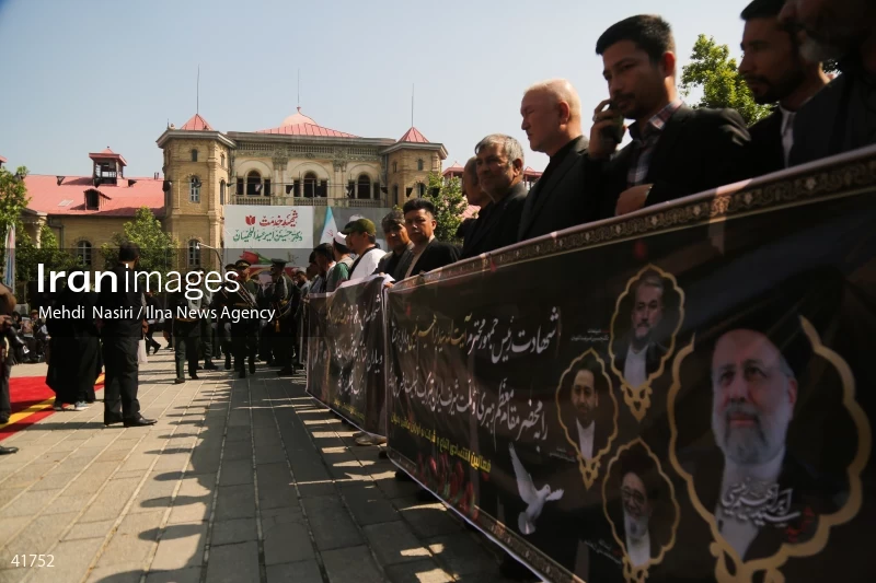 The funeral for Hossein Amir-Abdollahian