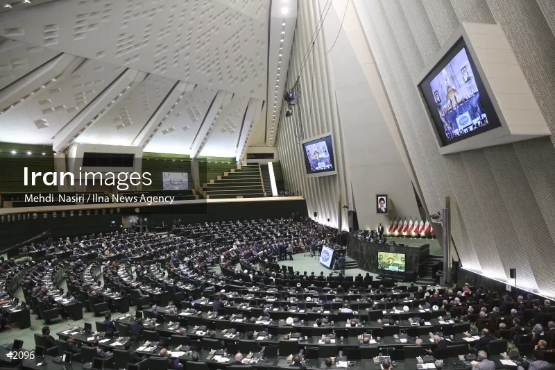 The opening ceremony of the 12th term of The Islamic Consultative Assembly