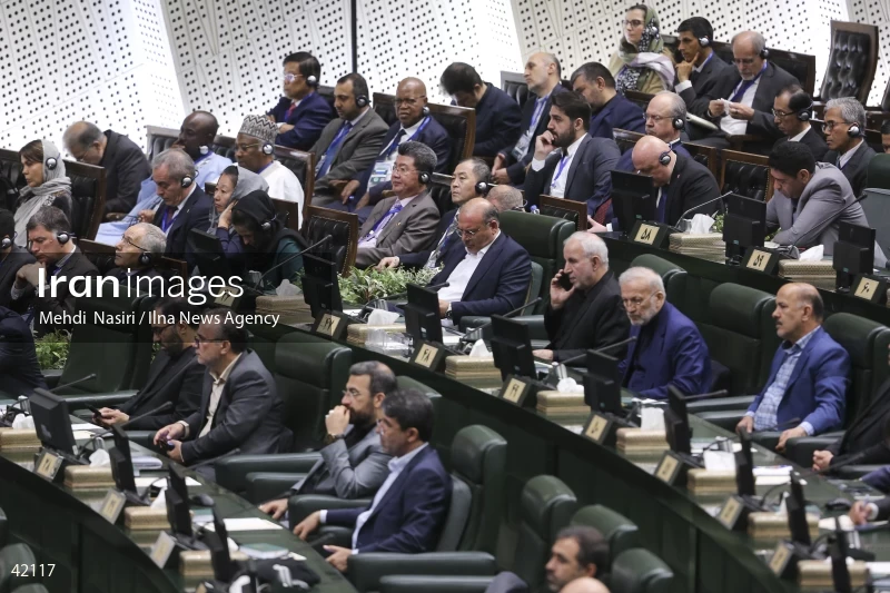 The opening ceremony of the 12th term of The Islamic Consultative Assembly