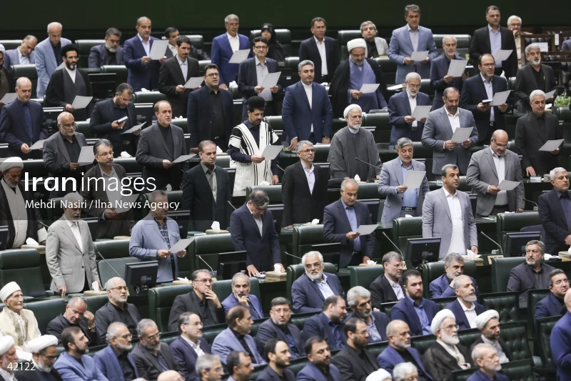The opening ceremony of the 12th term of The Islamic Consultative Assembly