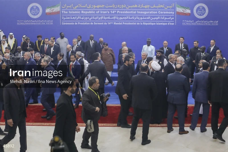 The inauguration ceremony of Iran's 14th presidential term, Masoud Pezeshkian.