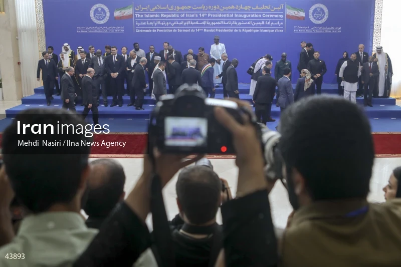 The inauguration ceremony of Iran's 14th presidential term, Masoud Pezeshkian.
