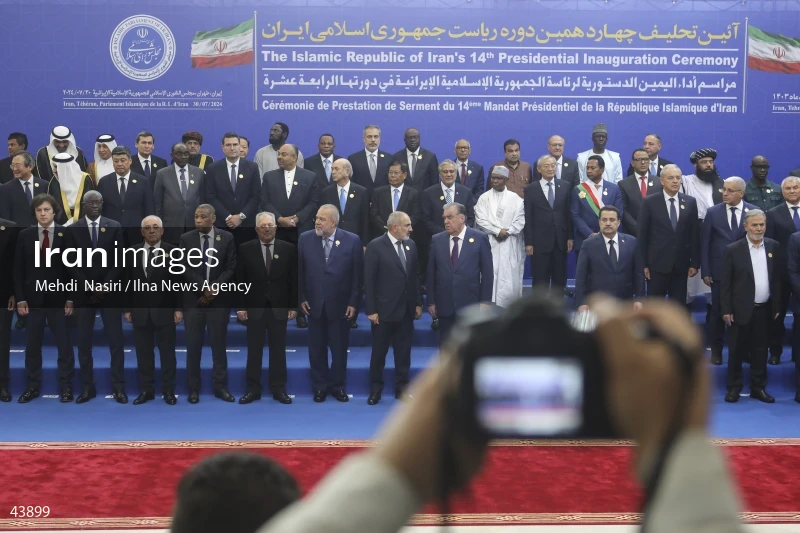The inauguration ceremony of Iran's 14th presidential term, Masoud Pezeshkian.