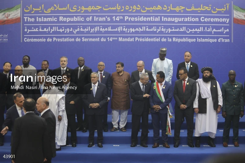 The inauguration ceremony of Iran's 14th presidential term, Masoud Pezeshkian.