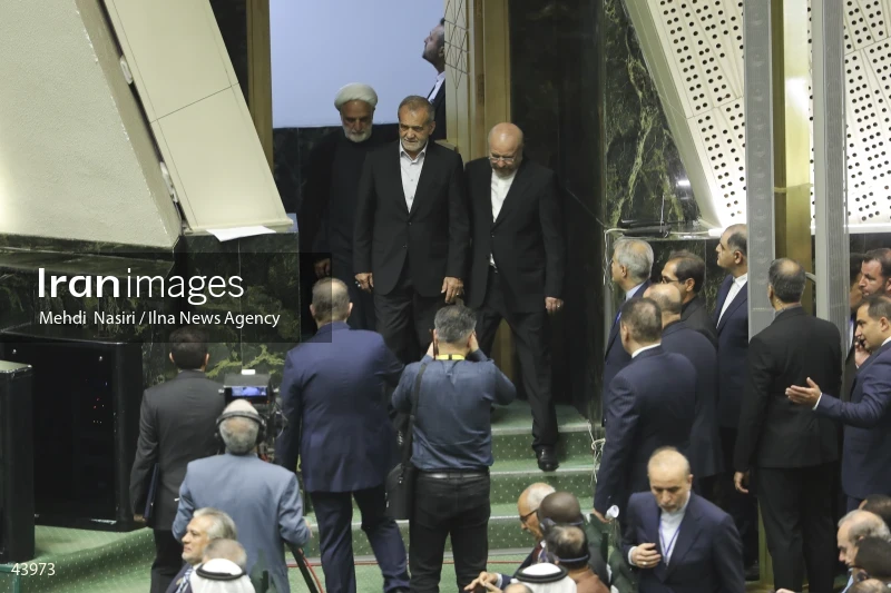 The inauguration ceremony of Iran's 14th presidential term, Masoud Pezeshkian.