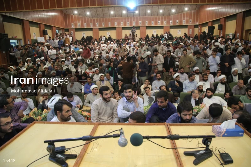 Campaign rally of clergymen in support of Ebrahim Raisi in Qom