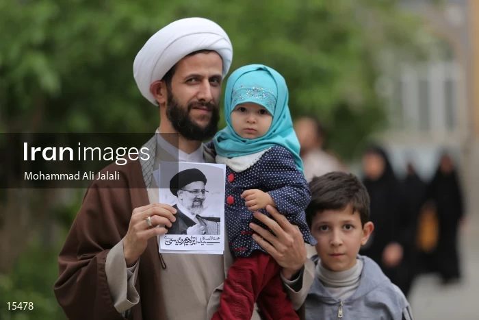 Campaign rally of clergymen in support of Ebrahim Raisi in Qom