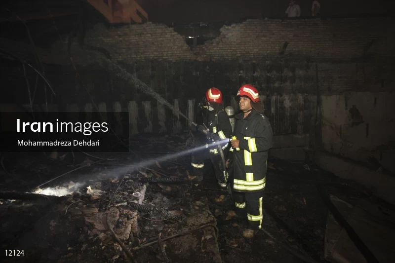 Fire at Bahman cinema in shiraz
