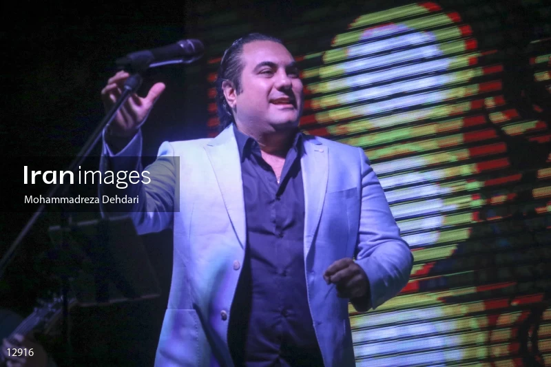 The concert of Seven band in Shiraz