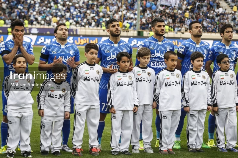 Esteghlal VS Sepahan football match at Iran Pro League