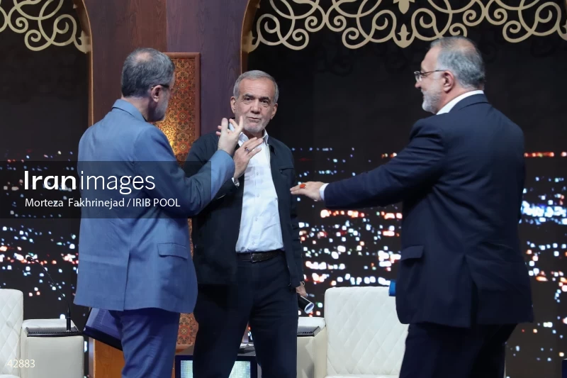 The first debate of the 14th presidential election of Iran