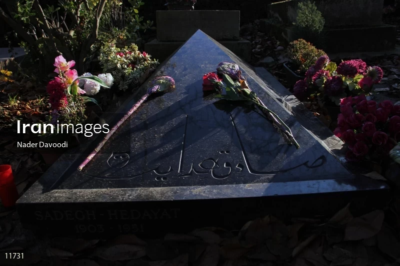 Tomb of Sadegh Hedayat at Père Lachaise Cemetery