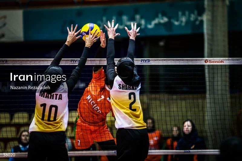 Mehrsun VS Sanat Mes Rafsanjan - Iranian women's volleyball premier league
