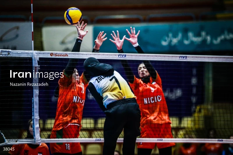 Mehrsun VS Sanat Mes Rafsanjan - Iranian women's volleyball premier league