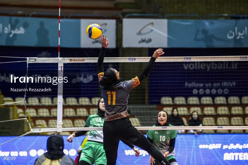 Saipa Tehran Vs. Zob Ahan Isfahan - Women's Volleyball Premier League.