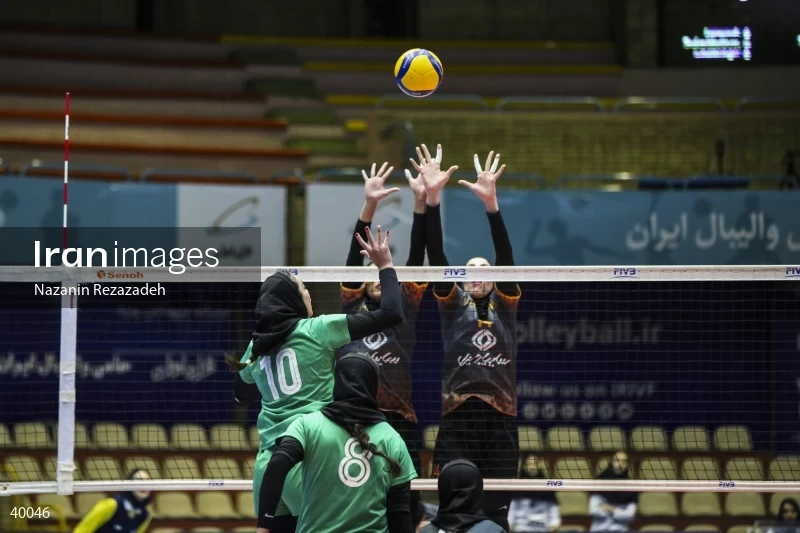 Saipa Tehran Vs. Zob Ahan Isfahan - Women's Volleyball Premier League.